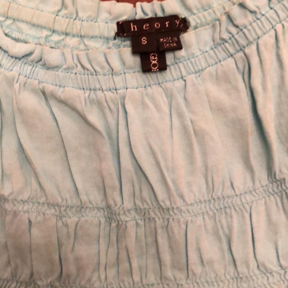 Theory Turquoise Top - Picture 2 of 2